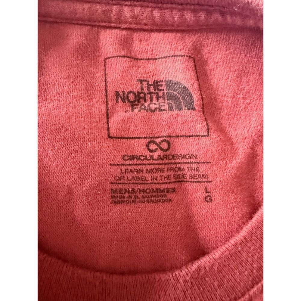 The North Face Mens Shirt Box Logo Graphic T Shirt TNF Iron Red Brick Size Large - Picture 4 of 5